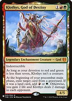 Magic the Gathering Card - Klothys, God of Destiny - MTG Circle