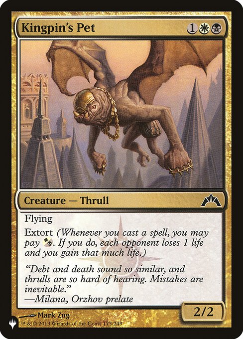 Magic the Gathering Card - Kingpin's Pet - MTG Circle