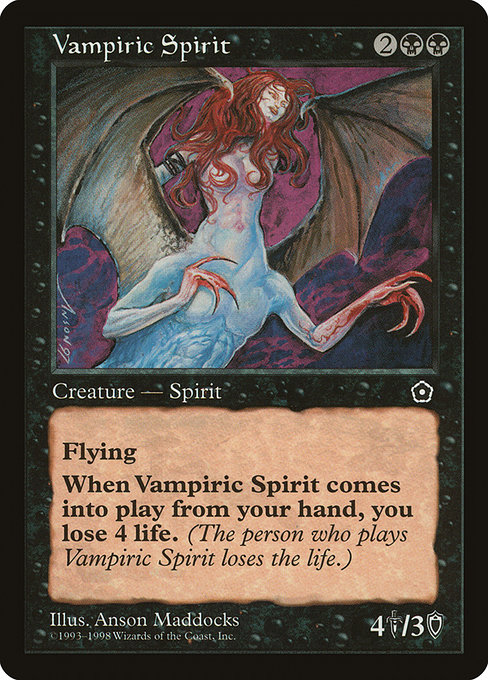 Magic the Gathering Card - Vampiric Spirit - MTG Circle