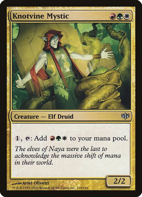 Magic the Gathering Card - Knotvine Mystic - MTG Circle