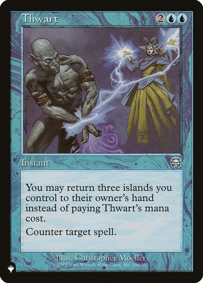 Magic the Gathering Card - Thwart - MTG Circle