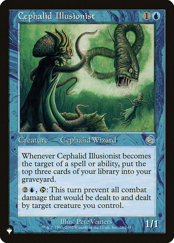 Magic the Gathering Card - Cephalid Illusionist - MTG Circle