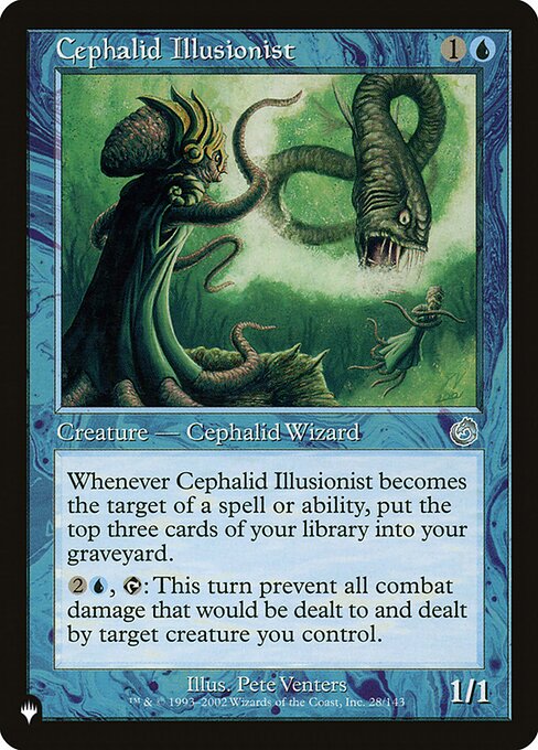 Magic the Gathering Card - Cephalid Illusionist - MTG Circle