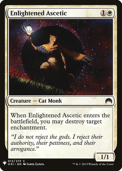Magic the Gathering Card - Enlightened Ascetic - MTG Circle