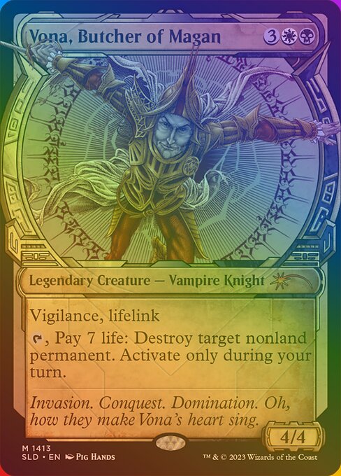 Magic the Gathering Card - Vona, Butcher of Magan - MTG Circle