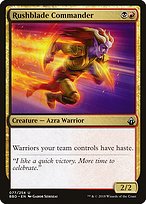 Magic the Gathering Card - Rushblade Commander - MTG Circle