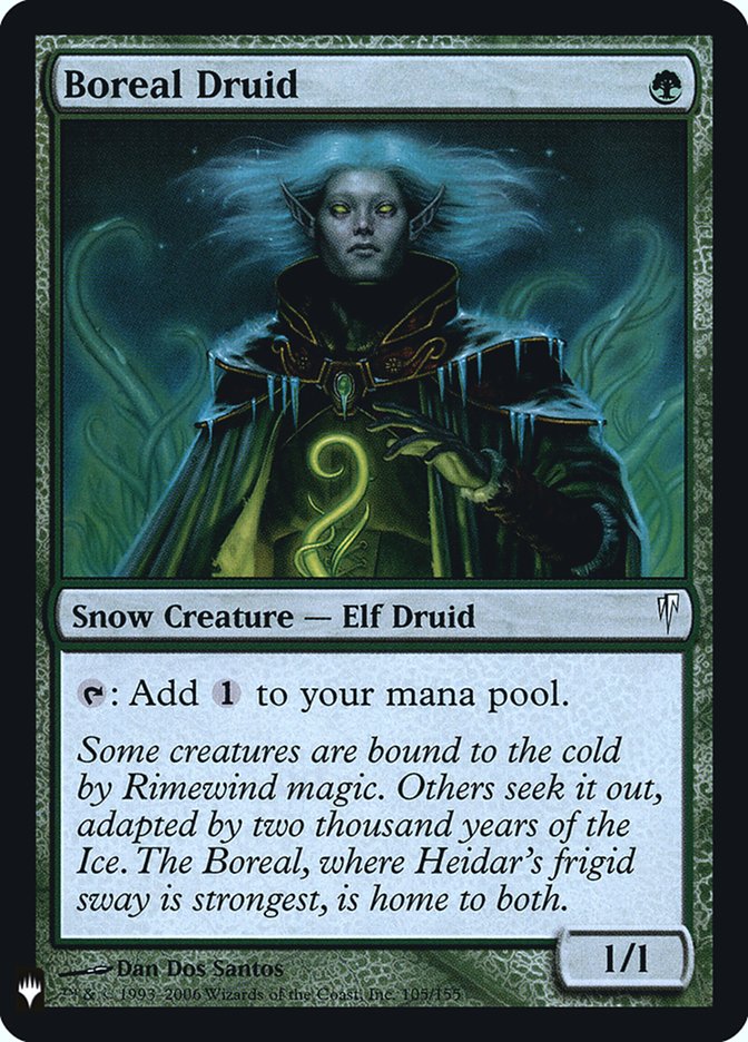 Magic the Gathering Card - Boreal Druid - MTG Circle