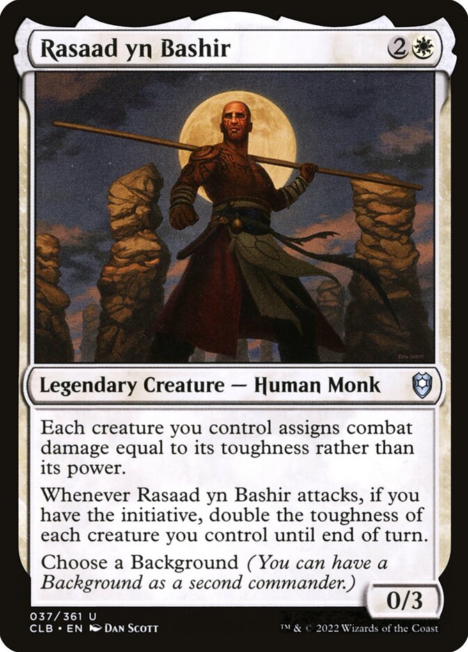 Magic the Gathering Card - Rasaad yn Bashir - MTG Circle