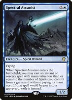 Magic the Gathering Card - Spectral Arcanist - MTG Circle