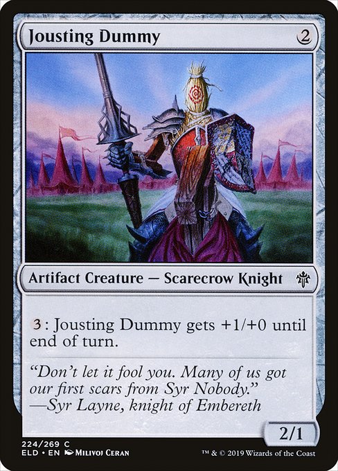 Magic the Gathering Card - Jousting Dummy - MTG Circle
