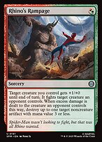 Magic the Gathering Card - Rhino's Rampage - MTG Circle