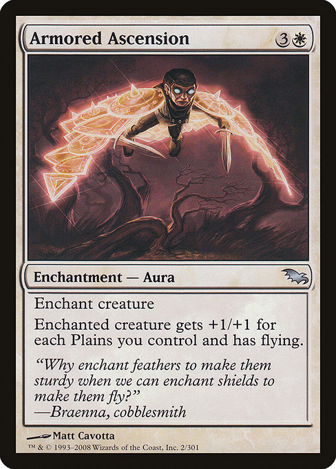 Magic the Gathering Card - Armored Ascension - MTG Circle