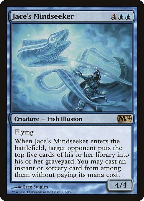 Magic the Gathering Card - Jace's Mindseeker - MTG Circle