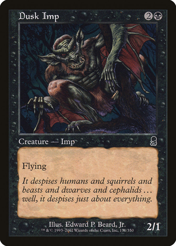 Magic the Gathering Card - Dusk Imp - MTG Circle