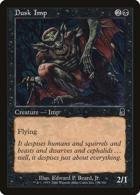 Magic the Gathering Card - Dusk Imp - MTG Circle
