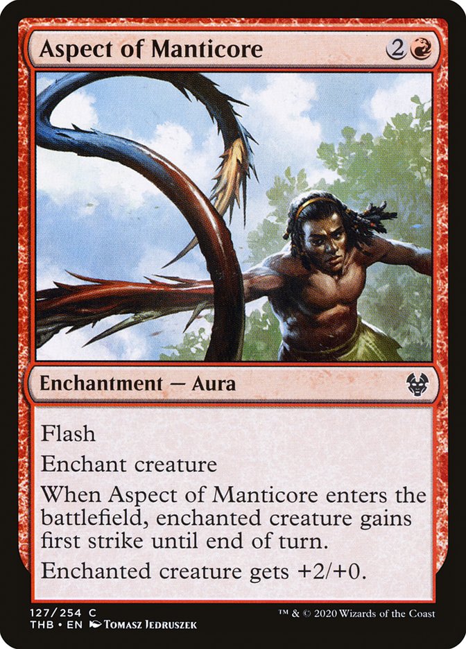 Magic the Gathering Card - Aspect of Manticore - MTG Circle