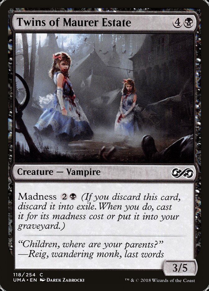 Magic the Gathering Card - Twins of Maurer Estate - MTG Circle