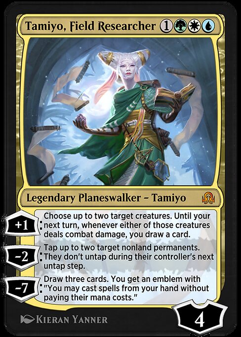Magic the Gathering Card - Tamiyo, Field Researcher - MTG Circle