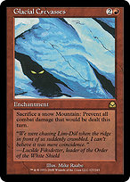 Magic the Gathering Card - Glacial Crevasses - MTG Circle