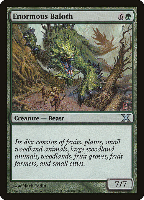 Magic the Gathering Card - Enormous Baloth - MTG Circle
