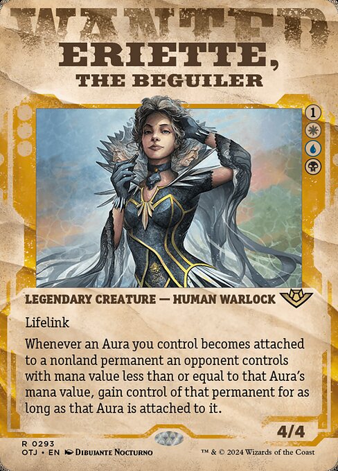 Magic the Gathering Card - Eriette, the Beguiler - MTG Circle