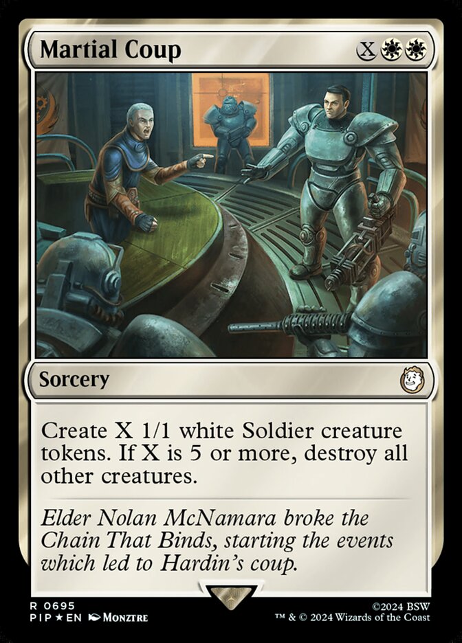 Magic the Gathering Card - Martial Coup - MTG Circle