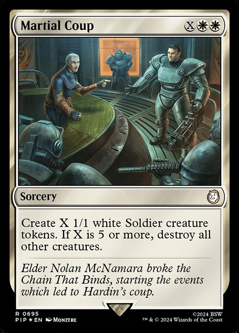 Magic the Gathering Card - Martial Coup - MTG Circle