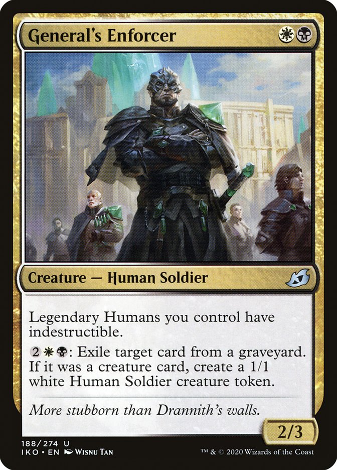 Magic the Gathering Card - General's Enforcer - MTG Circle