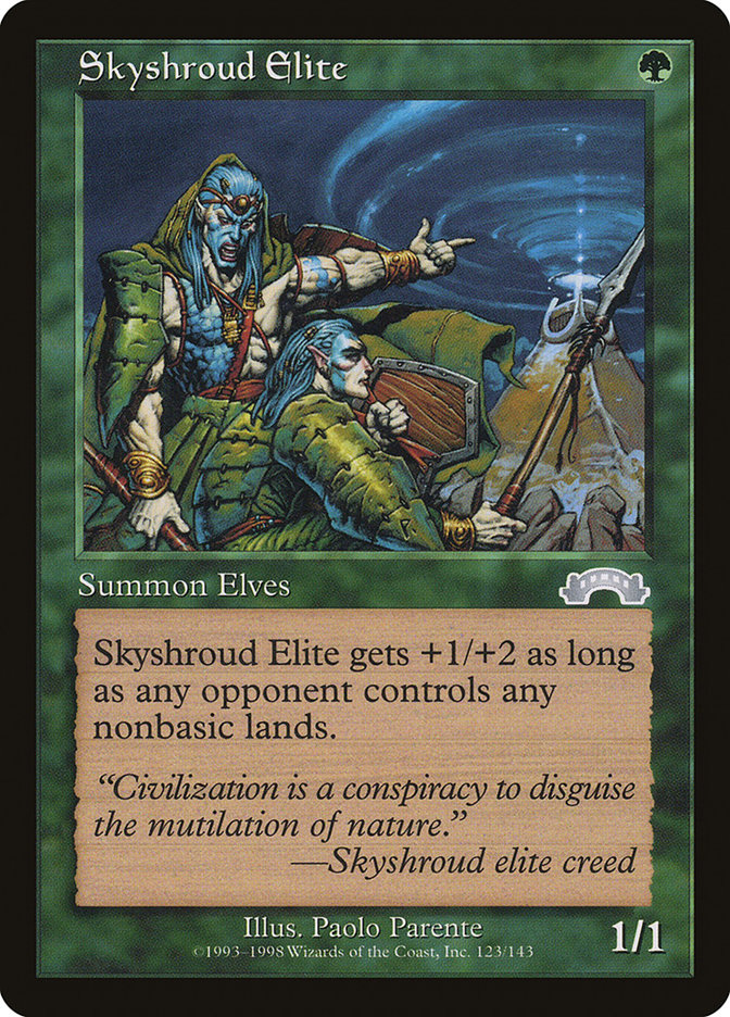 Magic the Gathering Card - Skyshroud Elite - MTG Circle