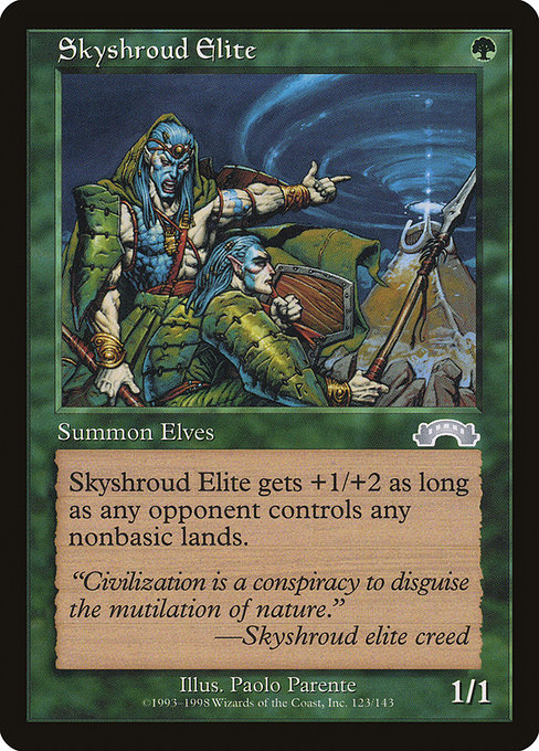 Magic the Gathering Card - Skyshroud Elite - MTG Circle