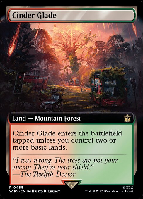 Magic the Gathering Card - Cinder Glade - MTG Circle