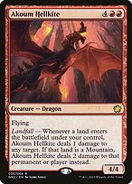 Magic the Gathering Card - Akoum Hellkite - MTG Circle