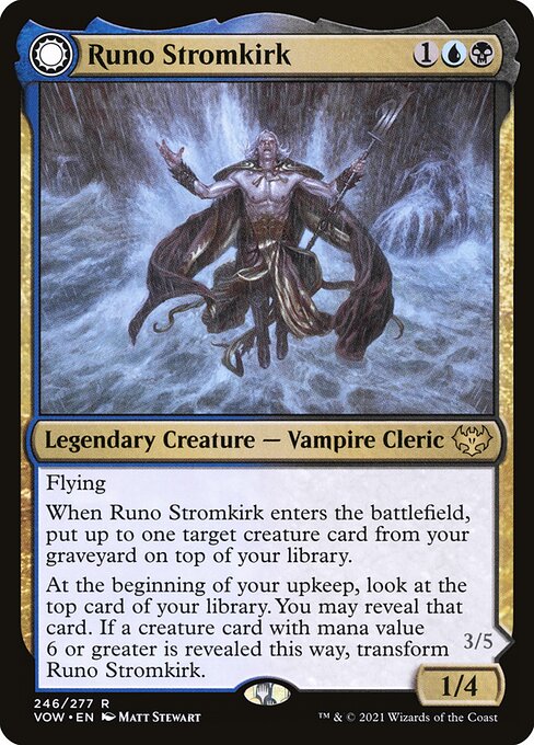 Magic the Gathering Card - Runo Stromkirk - MTG Circle