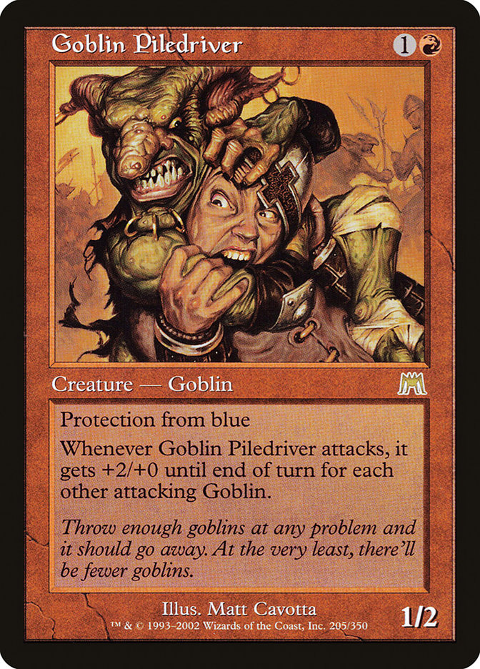 Magic the Gathering Card - Goblin Piledriver - MTG Circle