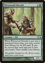 Magic the Gathering Card - Wirewood Herald - MTG Circle