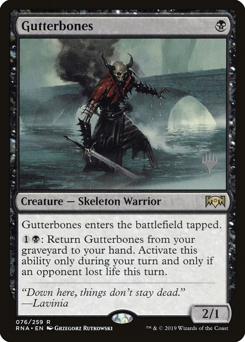 Magic the Gathering Card - Gutterbones - MTG Circle