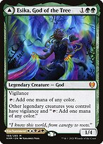 Magic the Gathering Card - Esika, God of the Tree // The Prismatic Bridge - MTG Circle
