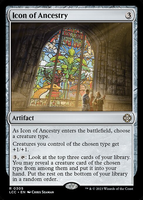 Magic the Gathering Card - Icon of Ancestry - MTG Circle