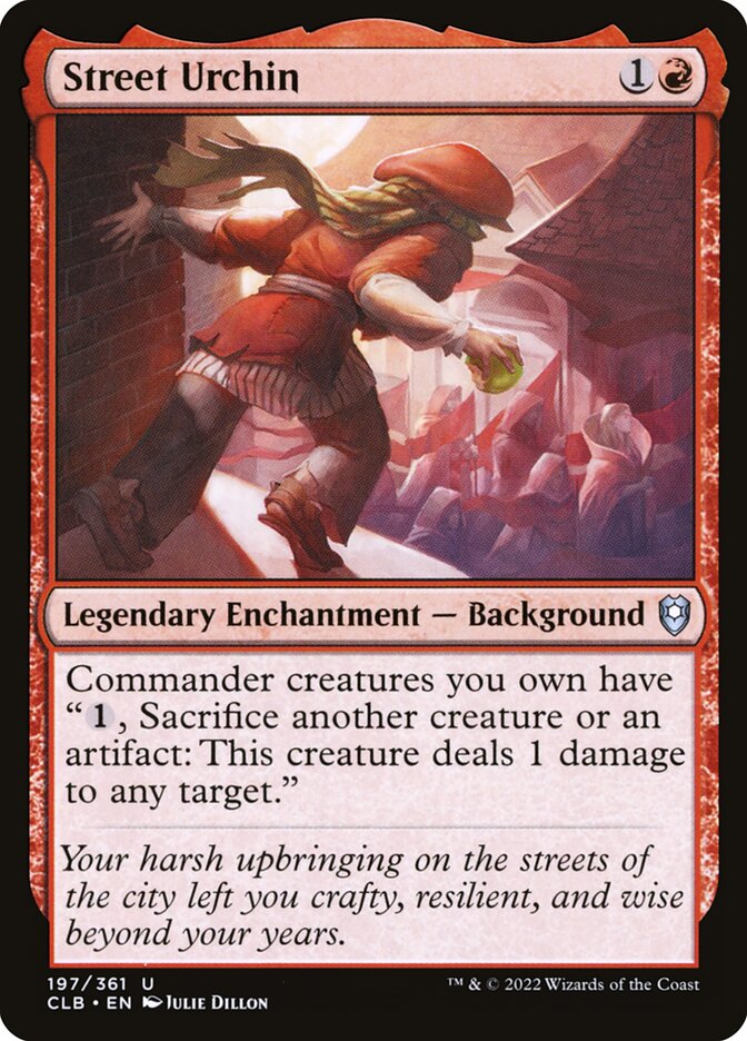 Magic the Gathering Card - Street Urchin - MTG Circle
