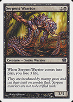 Magic the Gathering Card - Serpent Warrior - MTG Circle