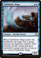 Magic the Gathering Card - Tidebinder Mage - MTG Circle