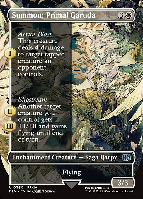 Magic the Gathering Card - Summon: Primal Garuda - MTG Circle