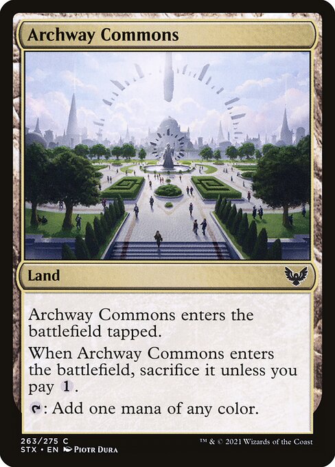 Magic the Gathering Card - Archway Commons - MTG Circle