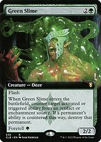Magic the Gathering Card - Green Slime - MTG Circle