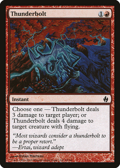 Magic the Gathering Card - Thunderbolt - MTG Circle