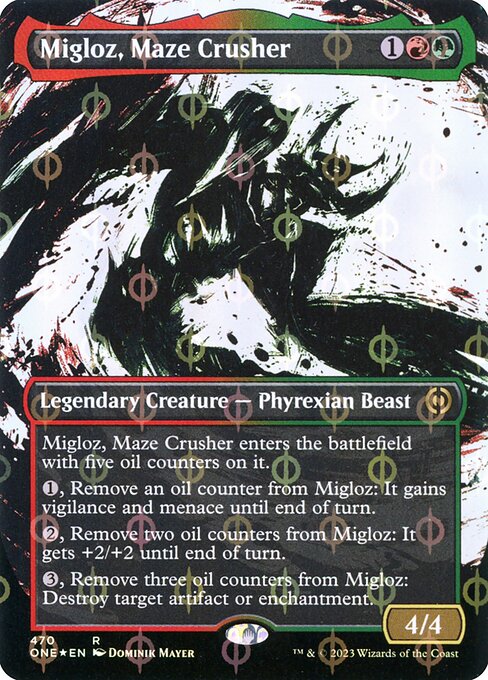 Magic the Gathering Card - Migloz, Maze Crusher - MTG Circle