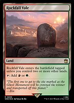 Magic the Gathering Card - Rockfall Vale - MTG Circle