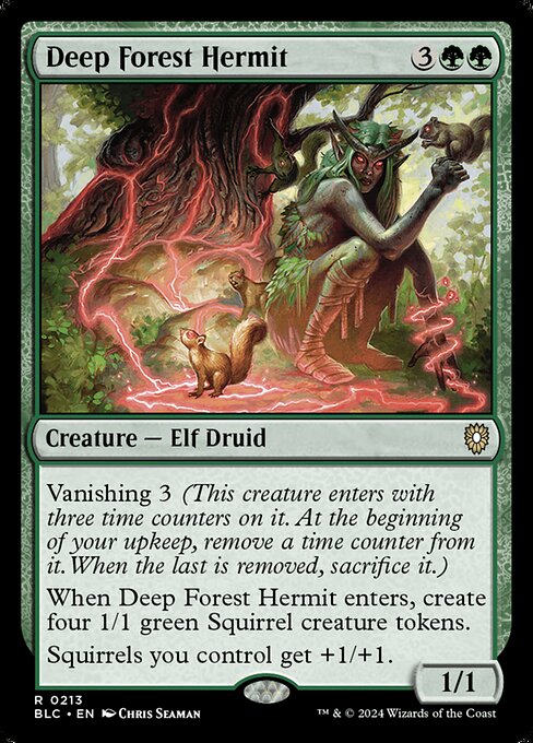 Magic the Gathering Card - Deep Forest Hermit - MTG Circle