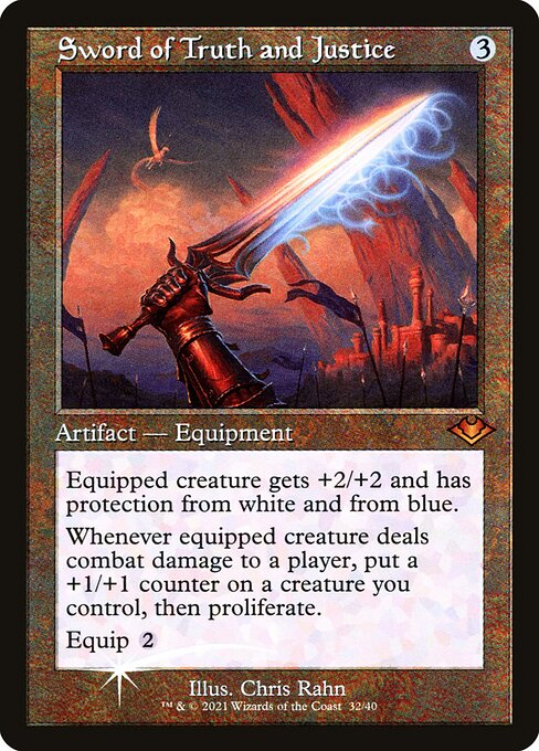 Magic the Gathering Card - Sword of Truth and Justice - MTG Circle