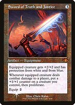 Magic the Gathering Card - Sword of Truth and Justice - MTG Circle